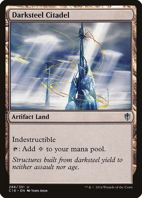 Darksteel Citadel card from Commander 2016