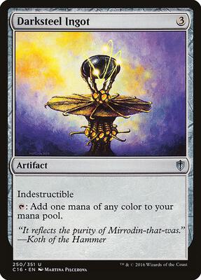 Darksteel Ingot card from Commander 2016