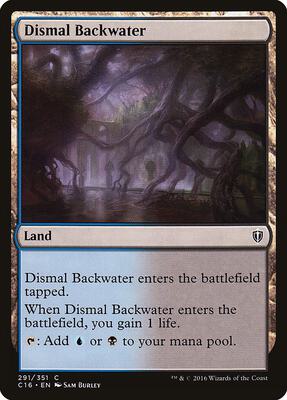 Dismal Backwater card from Commander 2016