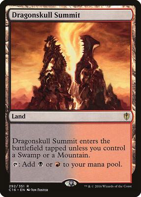 Dragonskull Summit card from Commander 2016