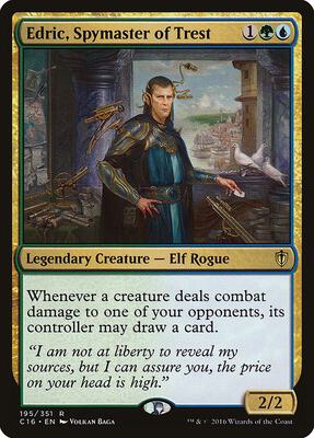 Edric, Spymaster of Trest card from Commander 2016