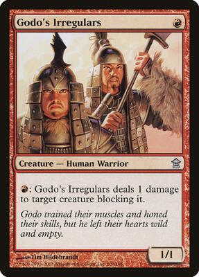 Godo's Irregulars card from Saviors of Kamigawa
