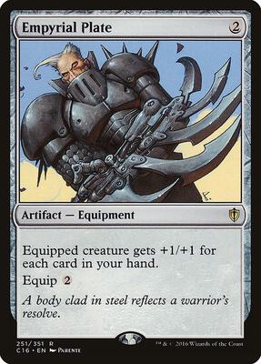 Empyrial Plate card from Commander 2016