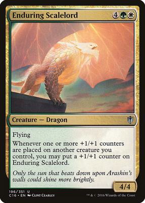 Enduring Scalelord card from Commander 2016