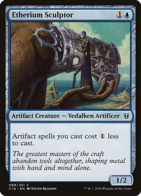 Etherium Sculptor card from Commander 2016