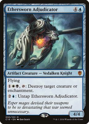 Ethersworn Adjudicator card from Commander 2016