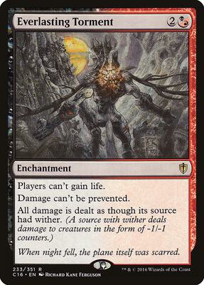 Everlasting Torment card from Commander 2016
