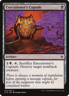 Executioner's Capsule card from Commander 2016