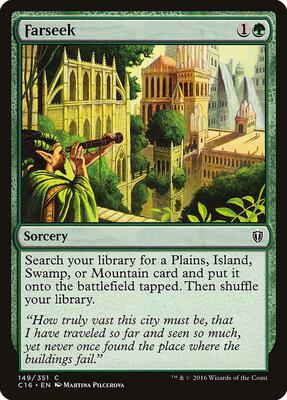 Farseek card from Commander 2016
