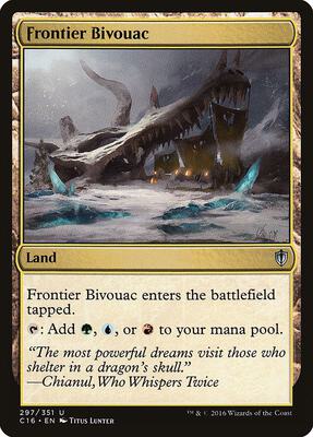 Frontier Bivouac card from Commander 2016