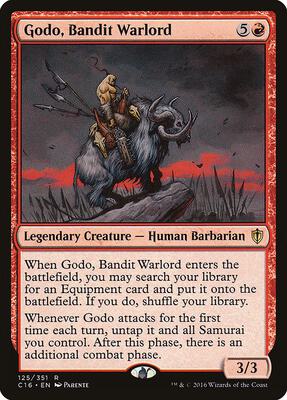 Godo, Bandit Warlord card from Commander 2016