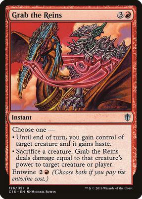 Grab the Reins card from Commander 2016