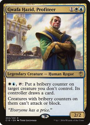 Gwafa Hazid, Profiteer card from Commander 2016