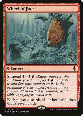 Wheel of Fate card from Commander 2016