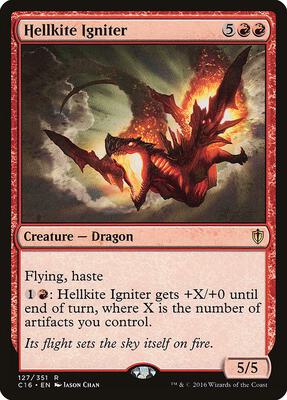 Hellkite Igniter card from Commander 2016