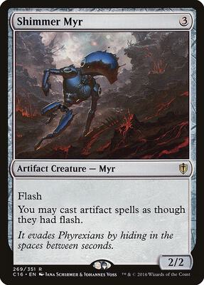 Shimmer Myr card from Commander 2016