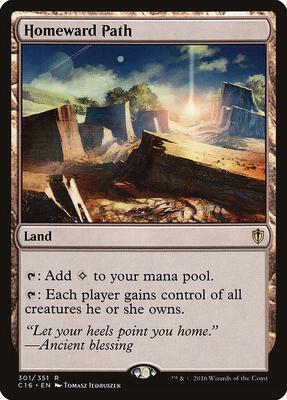 Homeward Path card from Commander 2016