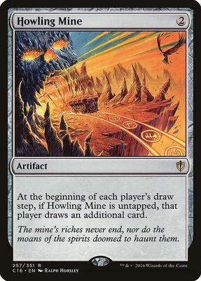 Howling Mine card from Commander 2016
