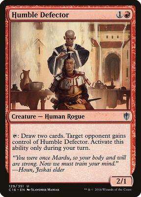 Humble Defector card from Commander 2016