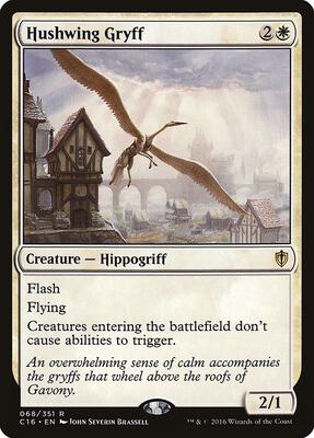 Hushwing Gryff card from Commander 2016