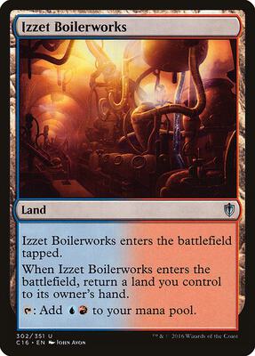 Izzet Boilerworks card from Commander 2016