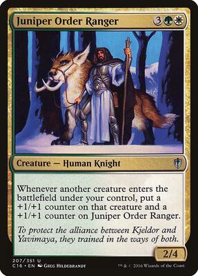 Juniper Order Ranger card from Commander 2016
