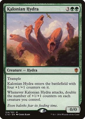 Kalonian Hydra card from Commander 2016