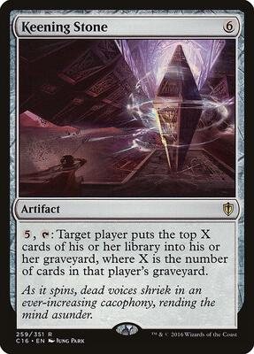 Keening Stone card from Commander 2016