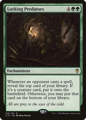Lurking Predators card from Commander 2016