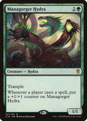 Managorger Hydra card from Commander 2016