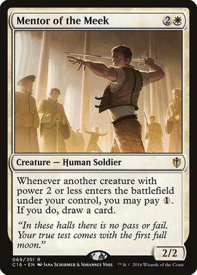 Mentor of the Meek card from Commander 2016