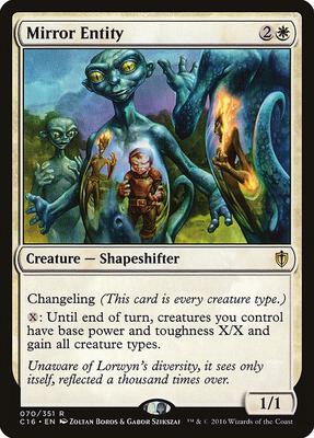 Mirror Entity card from Commander 2016