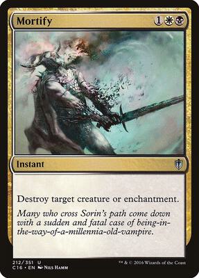Mortify card from Commander 2016