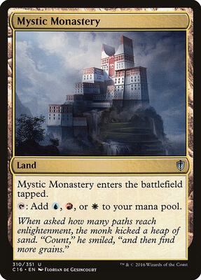 Mystic Monastery card from Commander 2016