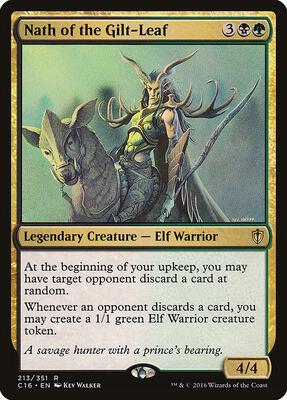 Nath of the Gilt-Leaf card from Commander 2016