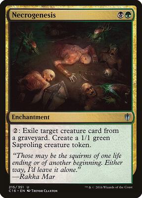 Necrogenesis card from Commander 2016