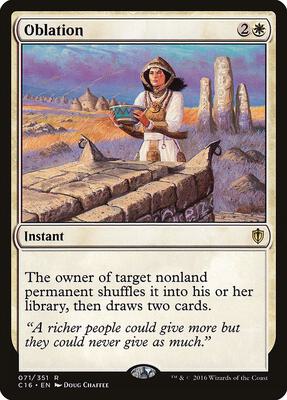Oblation card from Commander 2016