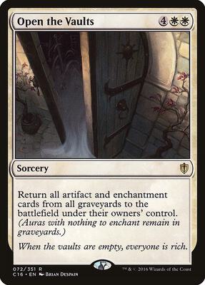 Open the Vaults card from Commander 2016