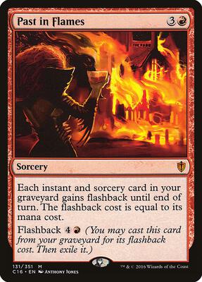 Past in Flames card from Commander 2016