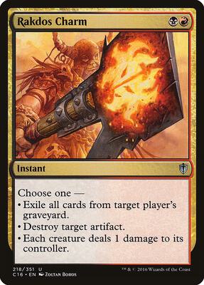Rakdos Charm card from Commander 2016
