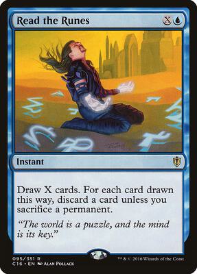 Read the Runes card from Commander 2016