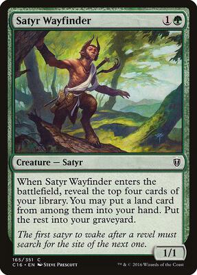 Satyr Wayfinder card from Commander 2016