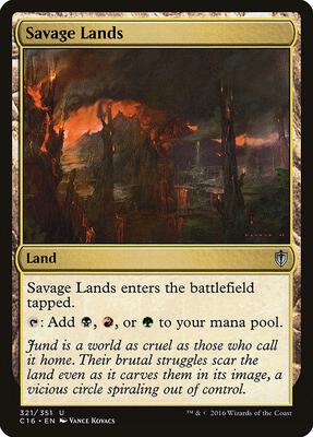 Savage Lands card from Commander 2016