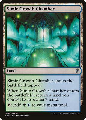 Simic Growth Chamber card from Commander 2016