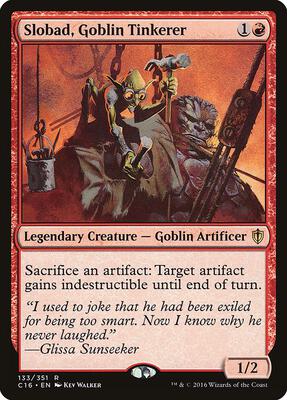 Slobad, Goblin Tinkerer card from Commander 2016