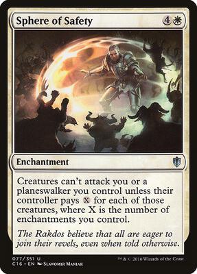 Sphere of Safety card from Commander 2016