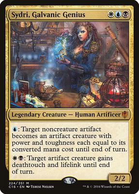Sydri, Galvanic Genius card from Commander 2016
