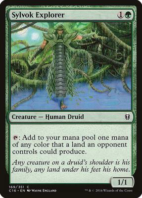 Sylvok Explorer card from Commander 2016