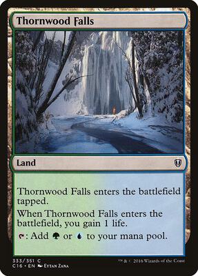 Thornwood Falls card from Commander 2016