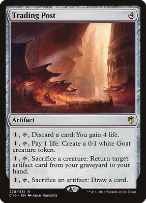 Trading Post card from Commander 2016